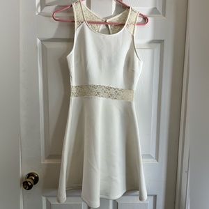 Formal white with lace dress.